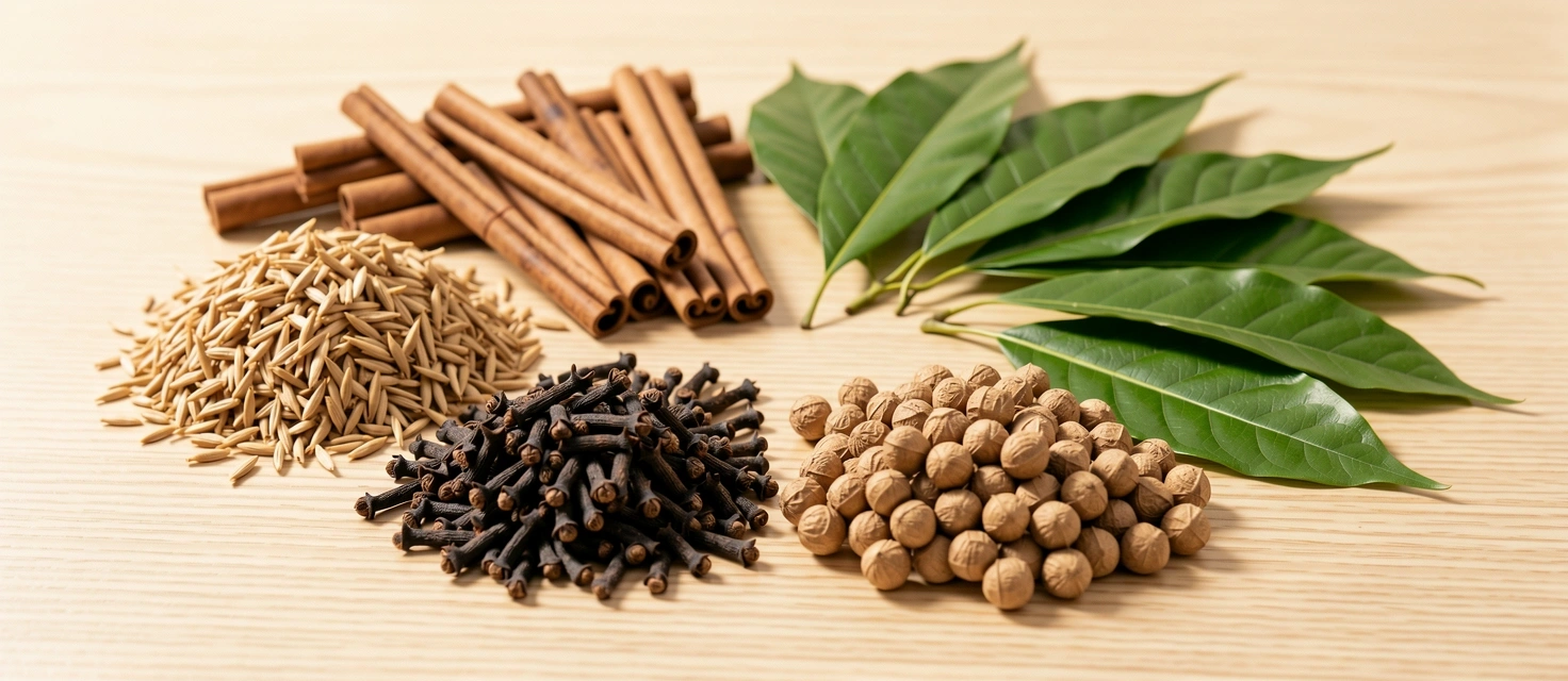 Bahan-bahan alami Jamu Mata